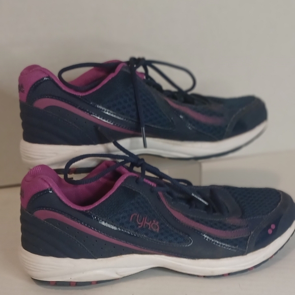 Ryka Womens Dash 3 Navy Athletic and Training Shoes 9 Wide‎ (C,D,W) BHFO 6937 - Picture 1 of 6